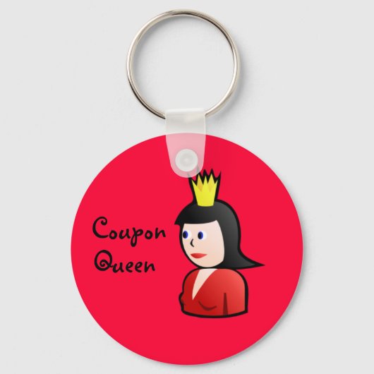 Coupon Queen Sleutelhanger (Voorkant)
