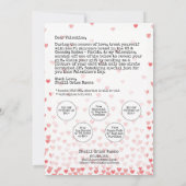 Coupon Scratch Off Valentijnsdag Card Kaart (Achterkant)