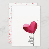 Coupon Scratch Off Valentijnsdag Card Kaart (Voorkant / Achterkant)