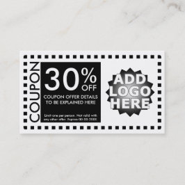coupon sjabloon