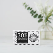 coupon sjabloon (Staand voorkant)