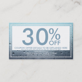 coupon van gestoomd glas
