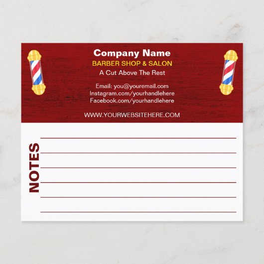  coupon voor Barber Winkelen en Salon Sjabloon Flyer (Achterkant)