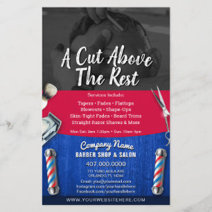  coupon voor Barber Winkelen en Salon Sjabloon Flyer