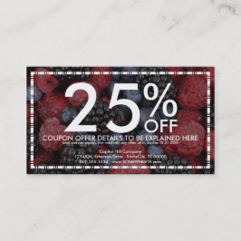 coupon voor gemengde bessen