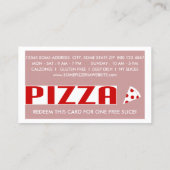 Coupon voor pizza (chitchat) (Achterkant)
