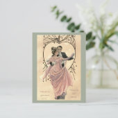 Coupondansen Briefkaart (Staand voorkant)