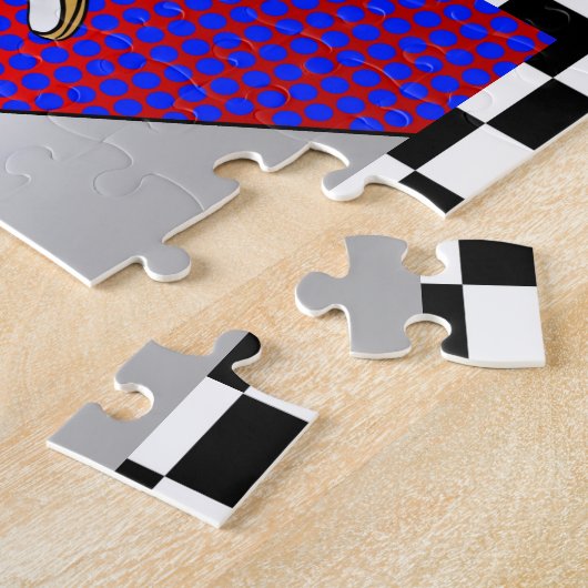 Coupondansen | Retro Nostalgische jaren 1950 Legpuzzel (Zijkant)