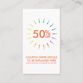 couponregenboogBurst Kortingskaartje