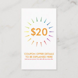 couponregenboogBurst Kortingskaartje