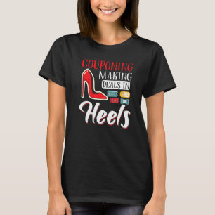 Coupons voor hoge-hiel-coupons, waarmee de deal wo t-shirt