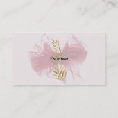 Coupure 2 visitekaartje (Achterkant)