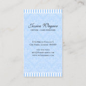 Coupure Bakery Blue Visitekaartje (Achterkant)