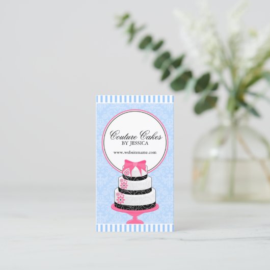 Coupure Bakery Blue Visitekaartje (Staand voorkant)