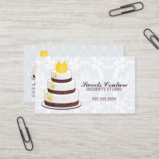 Coupure bakkerij op maat visitekaartje (Voorkant / Achterkant in situ)