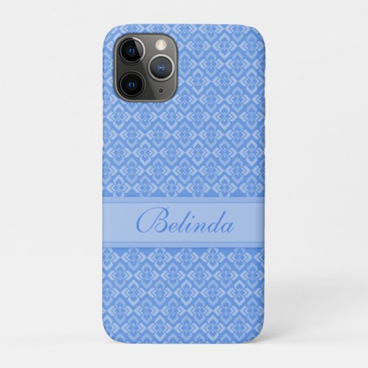 Coupure: blauwe iphone case (Achterkant)