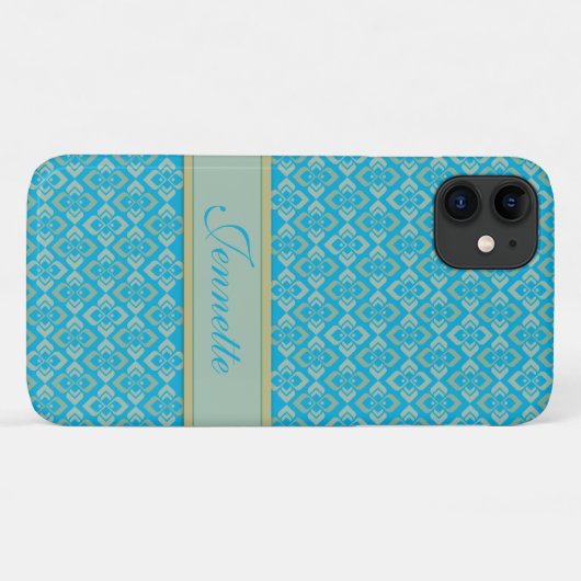 Coupure geïnspireerd naamblauwe iphone case (Achterkant (horizontaal))