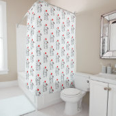 Coupure Love Shower Curtain - Aangepaste kleuren Douchegordijn (In situ)