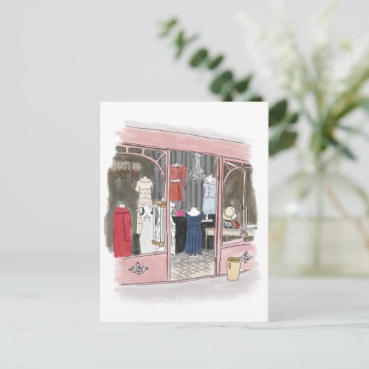 Coupure te Paris Flea Market — Briefkaart (Staand voorkant)