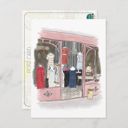  Coupure te Paris Flea Market — Briefkaart (Voorkant / Achterkant)