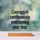 Courage Acryl Teken Bord (Neutraal)