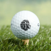 Courage and Faith Lion Head Golf Ball Golfballen (Insitu Shirt)