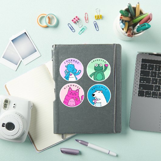 "Courage Badges" Sticker (iPad Cover)