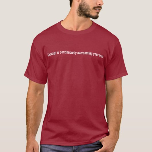 Courage Basic Dark T-Shirt (Voorkant)