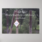 Courage Bepaalde Poster (Voorkant)