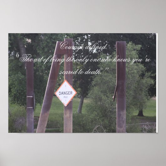 Courage Bepaalde Poster (Voorkant)