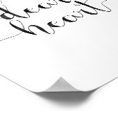 Courage Beste Heart Poster (Hoek)