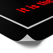 Courage Bodybuilding Training Motivatie Poster (Hoek)