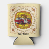 Courage Brandweerwagen Brandweerman Koelbox Blikjeskoeler (Voorkant)