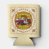 Courage Brandweerwagen Brandweerman Koelbox Blikjeskoeler (Achterkant)