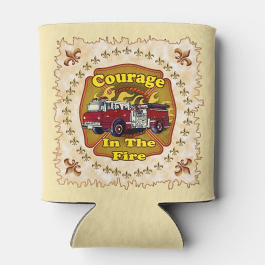 Courage Brandweerwagen Brandweerman Koelbox Blikjeskoeler (Achterkant)