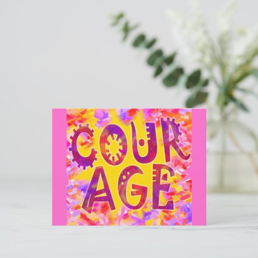 Courage Briefkaart (Staand voorkant)
