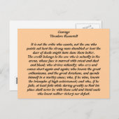 Courage Briefkaart (Voorkant / Achterkant)