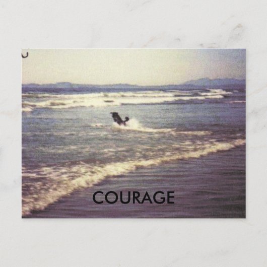 COURAGE BRIEFKAART (Voorkant)