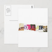 Courage Briefkaart (Voorkant / Achterkant)