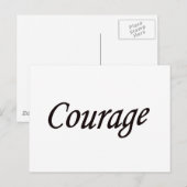 Courage Briefkaart (Voorkant / Achterkant)