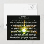 Courage Briefkaart (Voorkant / Achterkant)