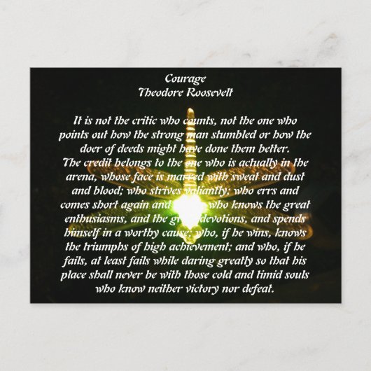 Courage Briefkaart (Voorkant)