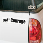 Courage Bumpersticker (Op Truck)