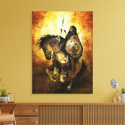 Courage Canvas Print (Insitu (Woonkamer))