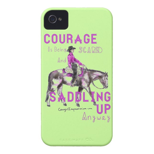 Courage Case-Mate iPhone Case (Achterkant)