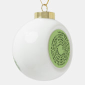 Courage citeert kerstboomversiering keramische bal ornament (Links)