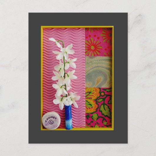 Courage Collage Briefkaart (Voorkant)