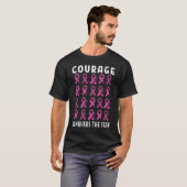 Courage Conquers The Fear T-shirt (Voorkant volledig)