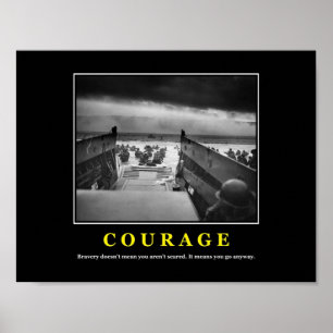 Courage D Day Poster