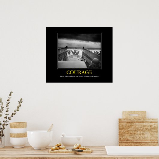 Courage — D Day Print (Keuken)